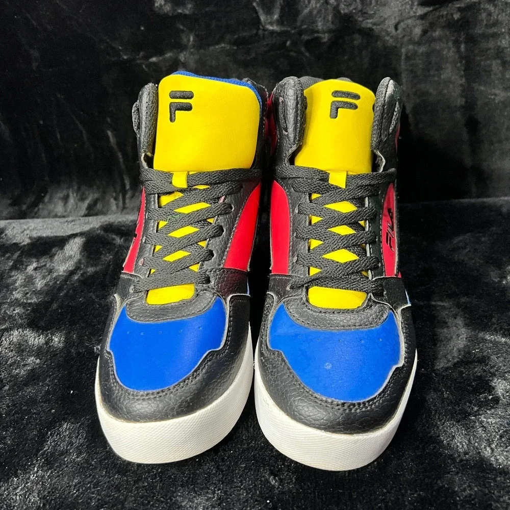Fila Everge 1FM01226-027 Mens US 8 Shoes Multicolor High Top Basketball Sneakers